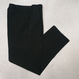 Vintage Cotler Pants Men 32x32 Black Crepe Dress Pleated Lined Business Suit 80s